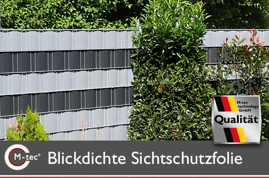 Sichtschutzfolie für Gartenzaun und Gitterzaun