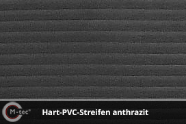 M-tec technology - Hart PVC Sichtschutzstreifen Anthrazit