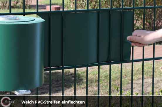 Gartenzaun Doppelstab