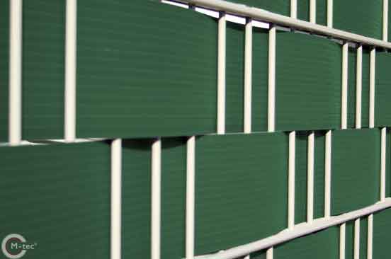 Hart PVC Sichtschutzstreifen grün halbe Höhe