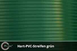 Hart-PVC Sichtschutzstreifen grün Hart-PVC Sichtschutzstreifen grün