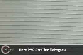 Hart-PVC Sichtschutzstreifen lichtgrau Hart-PVC Sichtschutzstreifen lichtgrau