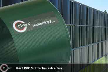 Hart PVC Sichtschutzstreifen