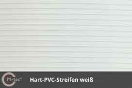 Hart - PVC Sichtschutzstreifen weiß Hart-PVC Sichtschutzstreifen weiß