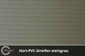 PVC Sichtschutzstreifen steingrau
