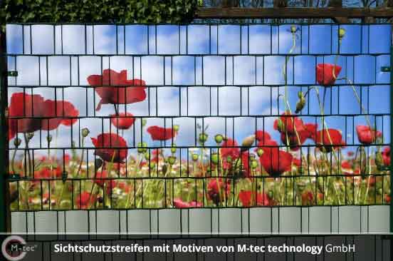 M tec technology hat schöne foto druckmotive für den sichtschutz