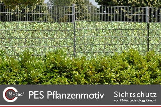 Motiv Sichtschutzstreifen Pflanzenoptik