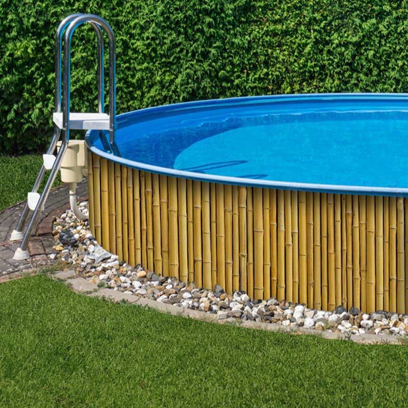 M-tec print® Brilliante Poolverkleidung "Bambus" Design