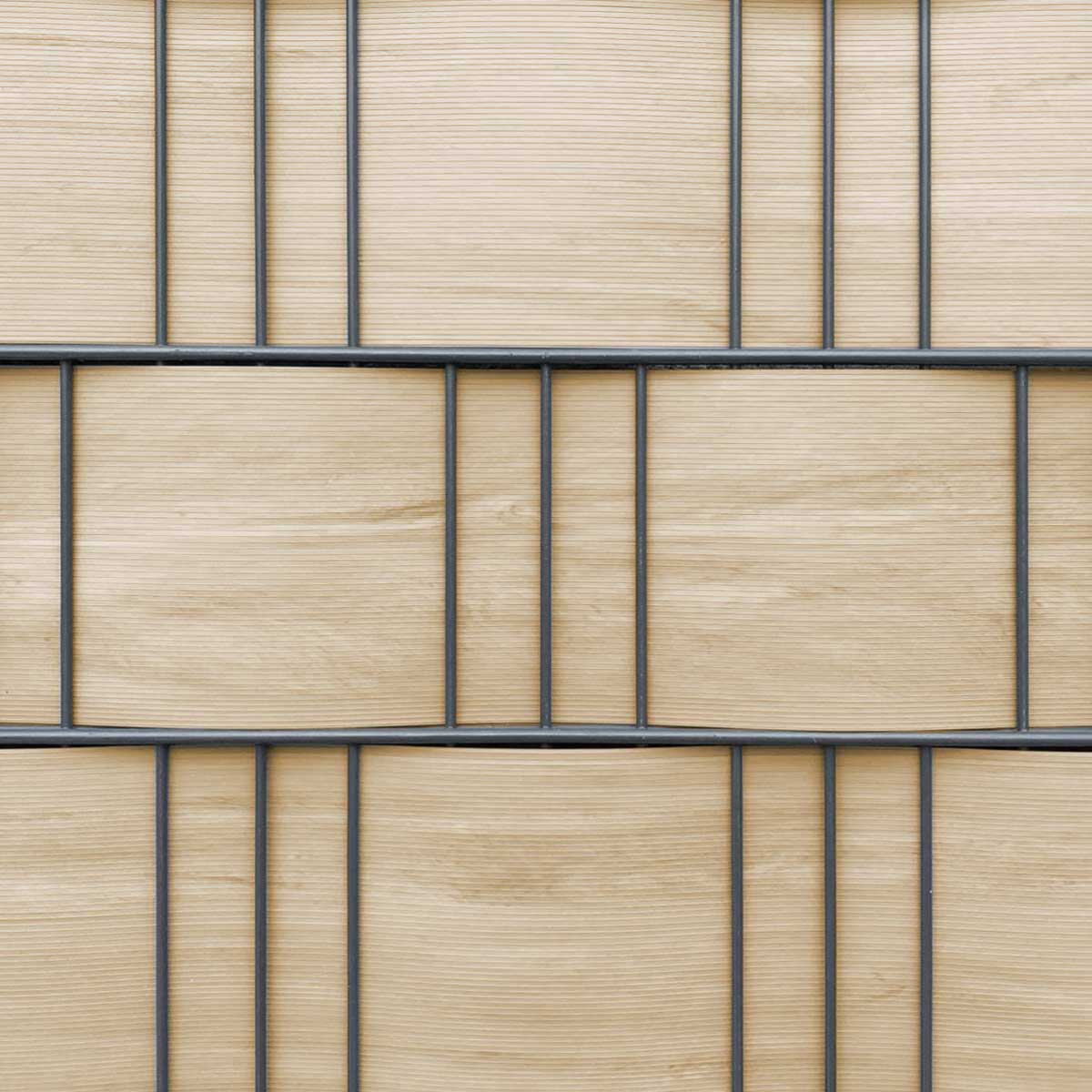 Hart-PVC Sichtschutzstreifen | Caramel Dekor