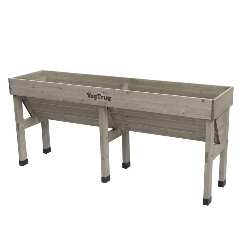 Hochbeet Klassik Grau 183x76x80 cm VegTrug