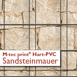 1 Musterstück "M-tec print®" Hart-PVC