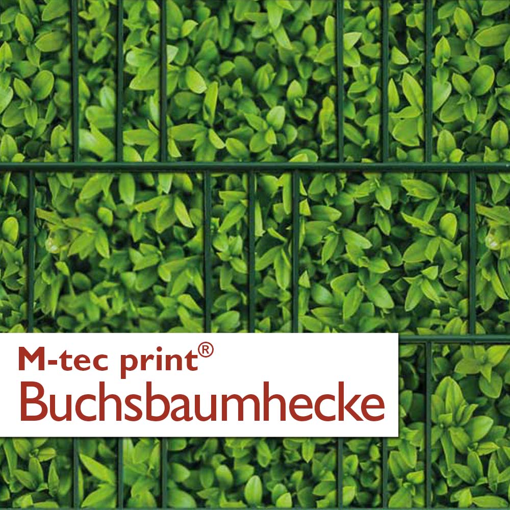 "M-tec print®" Weich-PVC - Buchsbaumhecke