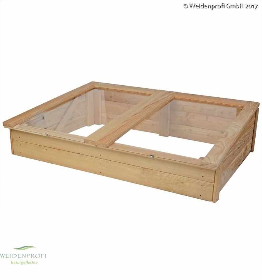 Frühbeet Lärche mit Deckel