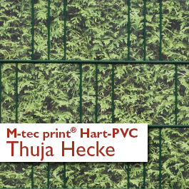 1 Musterstück "M-tec print®" Hart-PVC