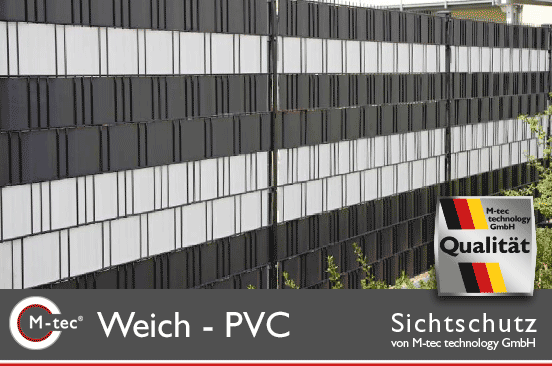 Weich PVC Sichtschutzstreifen