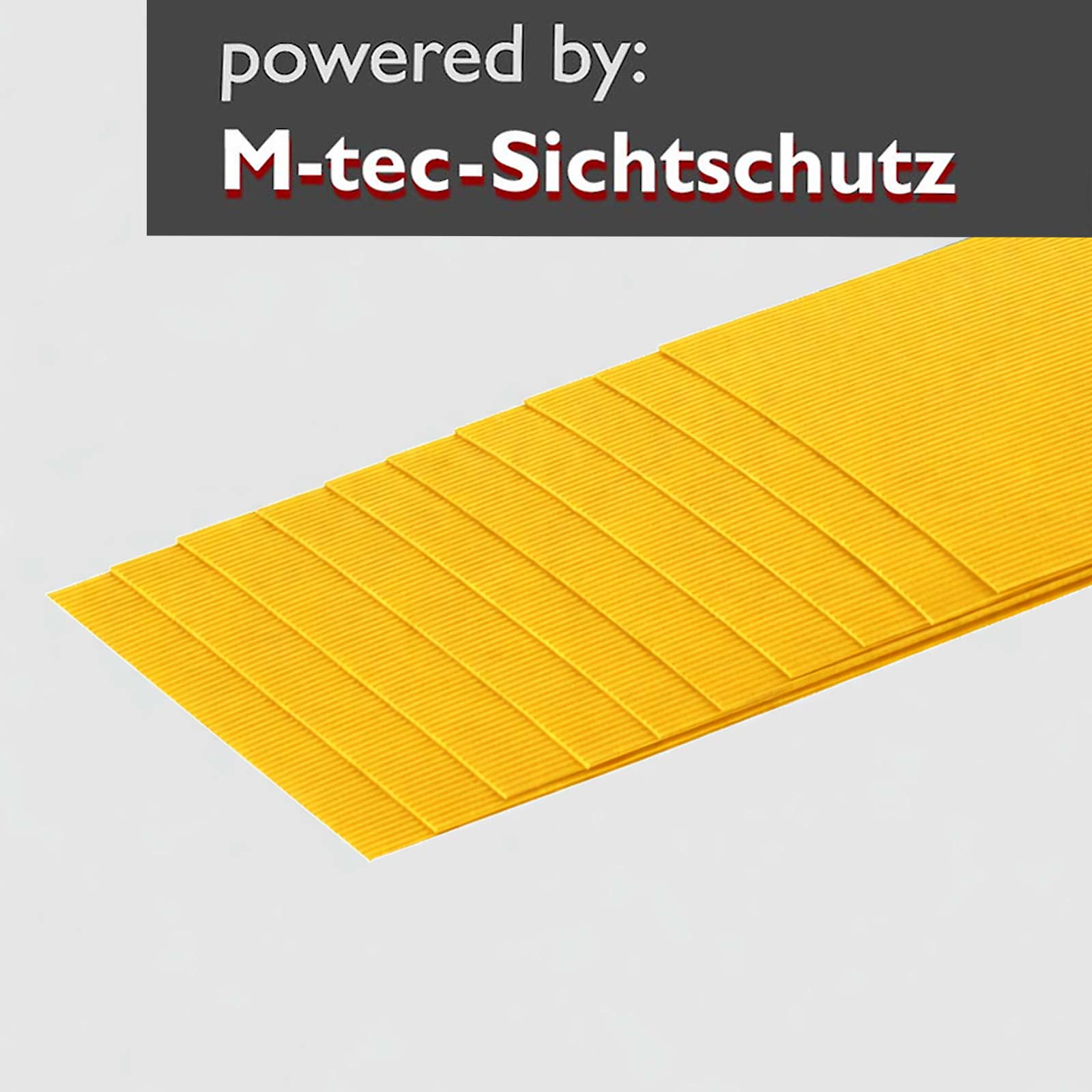 PP Sichtschutz Streifen melonengelb 10er Pack