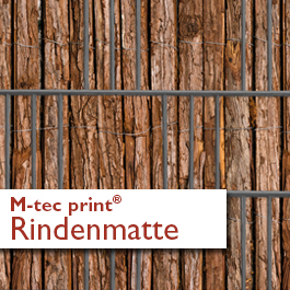 "M-tec print®" Weich-PVC Rindenmatte