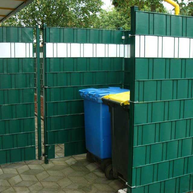 PVC  M-tec Profi -line ®  Sichtschutzstreifen moosgrün