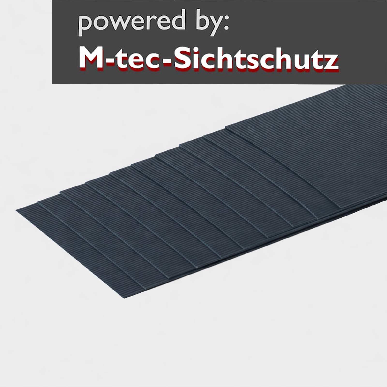 PP Sichtschutz Streifen 10er Pack anthrazit