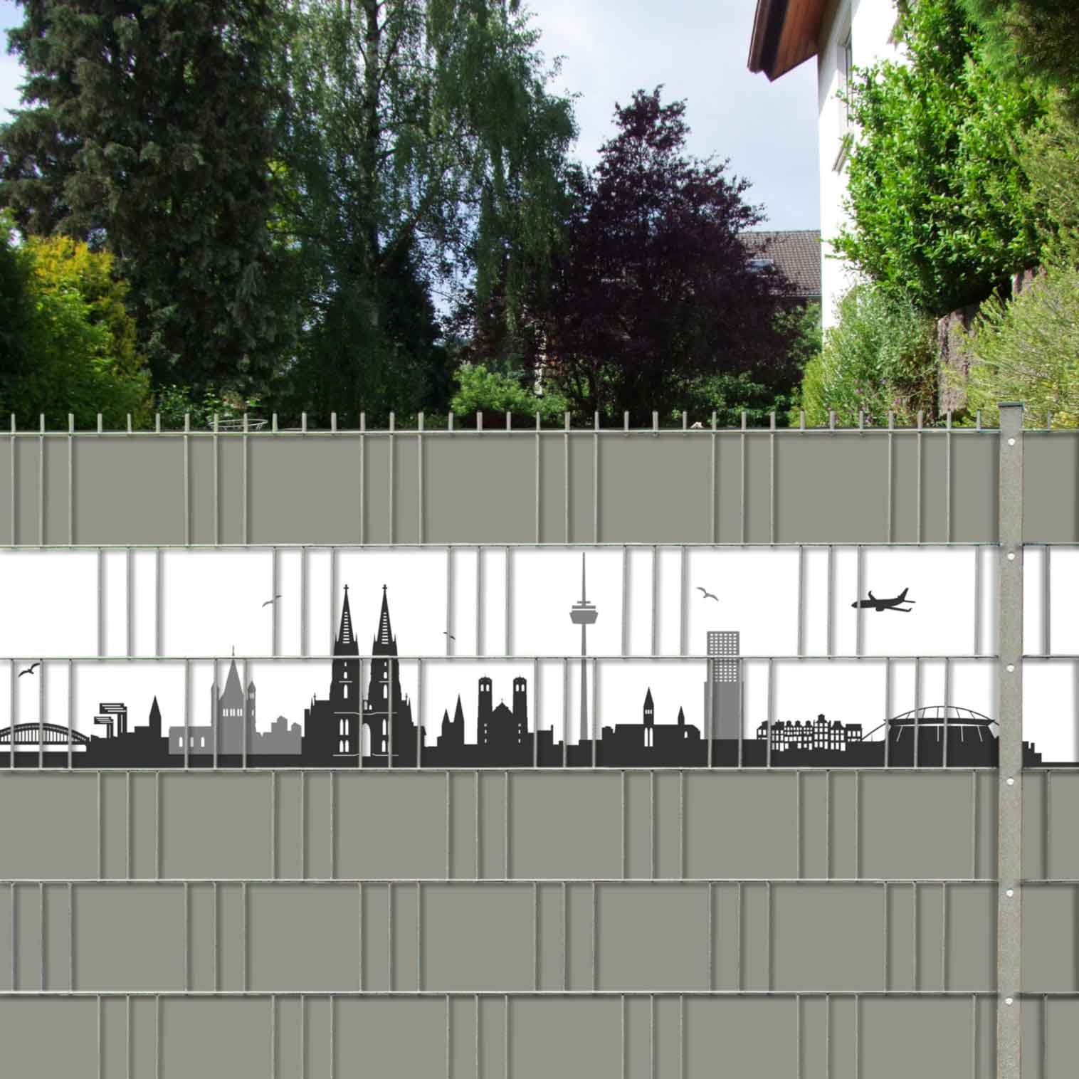 Sichtschutzstreifen - Köln Skyline