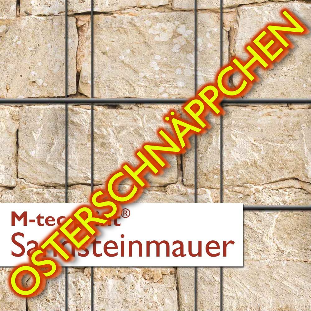 "M-tec print®" Weich-PVC - Sandsteinmauer