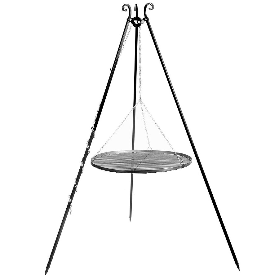 Dreibein Schwenkgrill mit Grillrost aus Stahl-Ø 50 cm