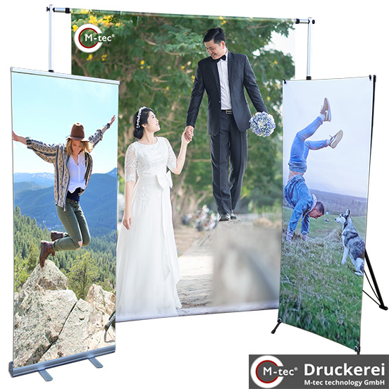M-tec online Druckerei Alustellwand mit Poster M-tec online Druckerei Alustellwand mit Poster