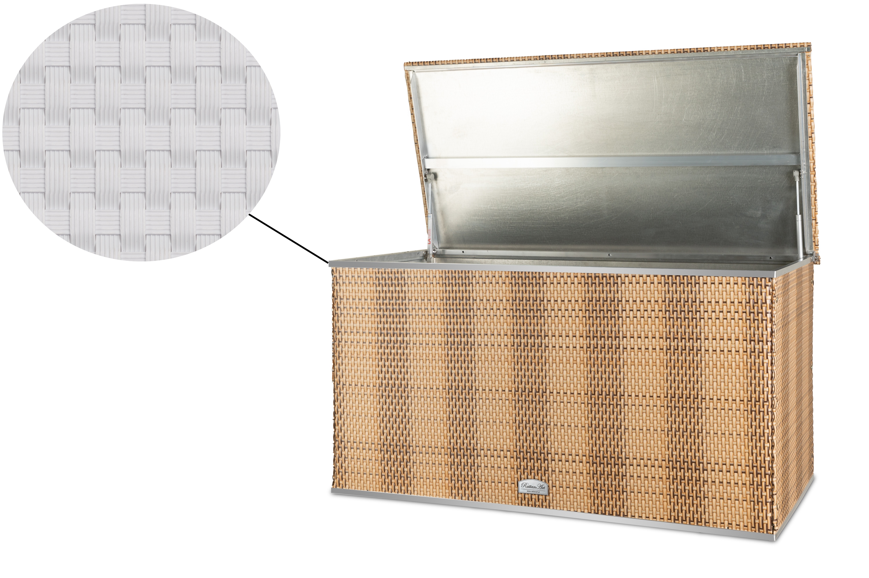Polyrattan Kissenbox