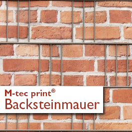 "M-tec print®" Weich-PVC Backsteinmauer