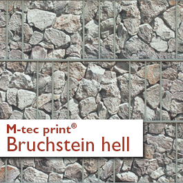"M-tec print®" Weich-PVC - Bruchstein