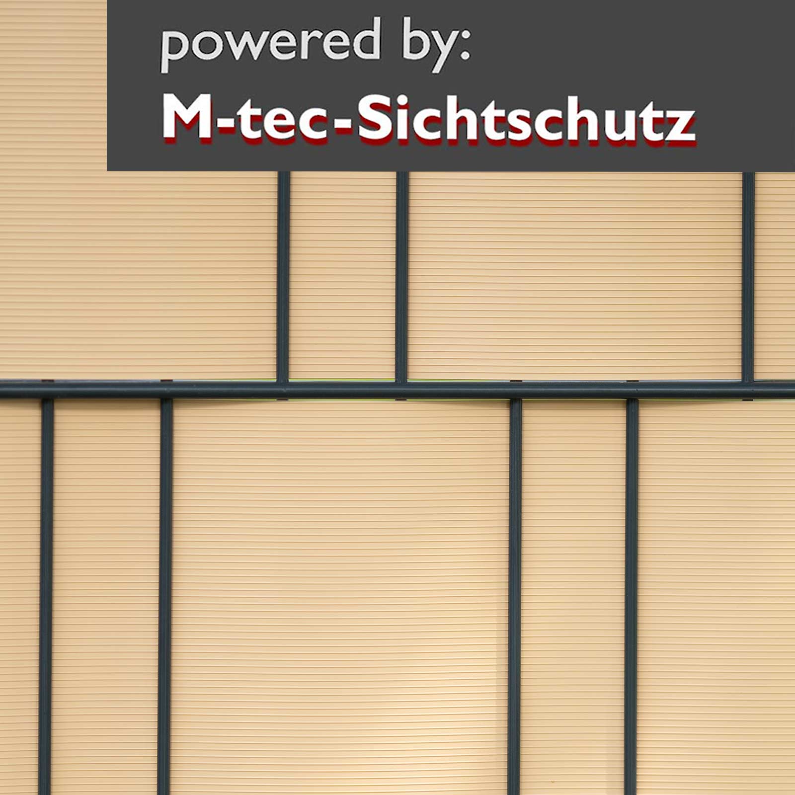 PP Sichtschutz Streifen 10er Pack Beige