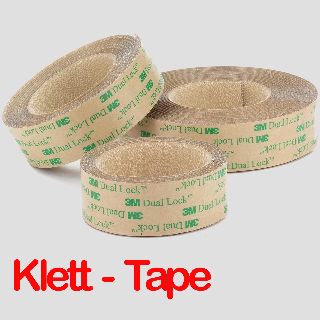 1a Hochwertige  Klebe - Klett Tape der Qualitätsmarke 3M 