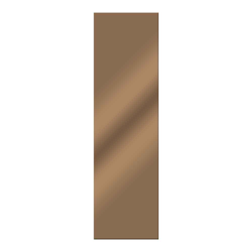 Glasscheibe Glaswand System Vetro bronze 51,5 x 180 cm