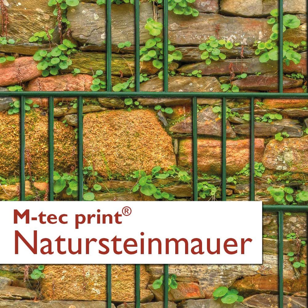 "M-tec print®" Weich-PVC Natursteinmauer