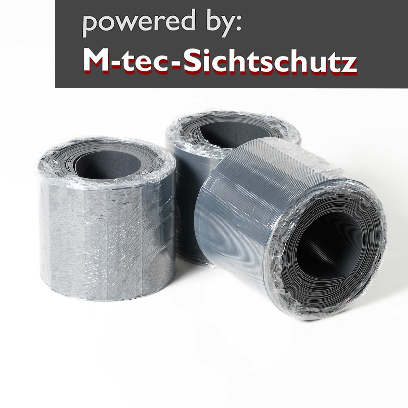 PP Sichtschutz Streifen 10er Pack anthrazit