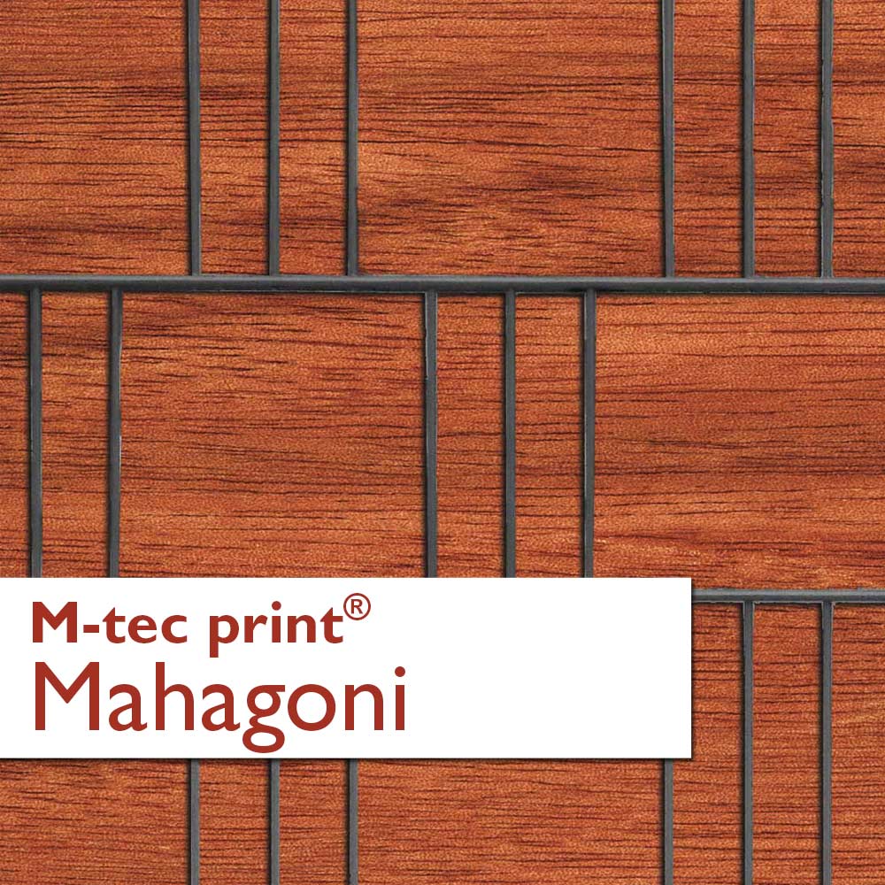 "M-tec print®" Weich-PVC - Mahagoni