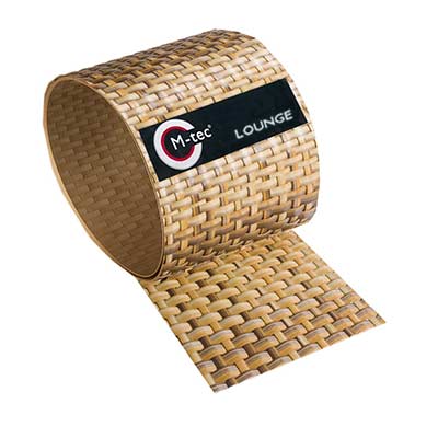 M-tec lounge Rattanstreifen natur