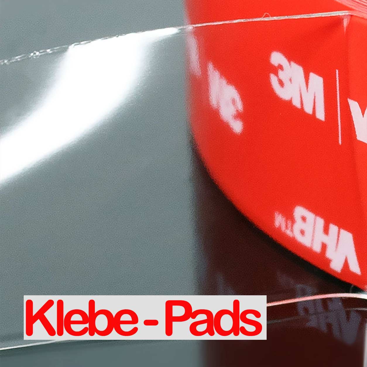 10 hochtransparent doppelseitig 50mm x 25mm Klebepads