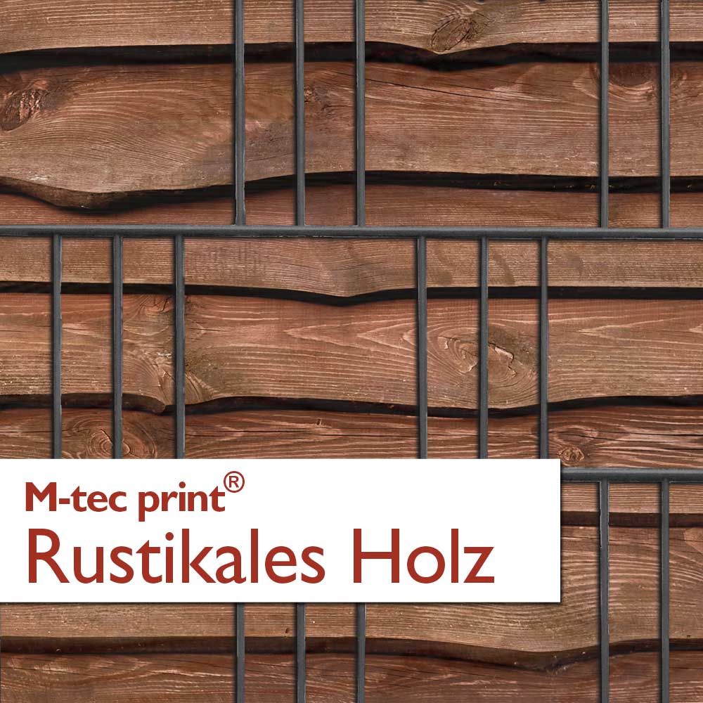 "M-tec print®" Weich-PVC - Rustikales Holz