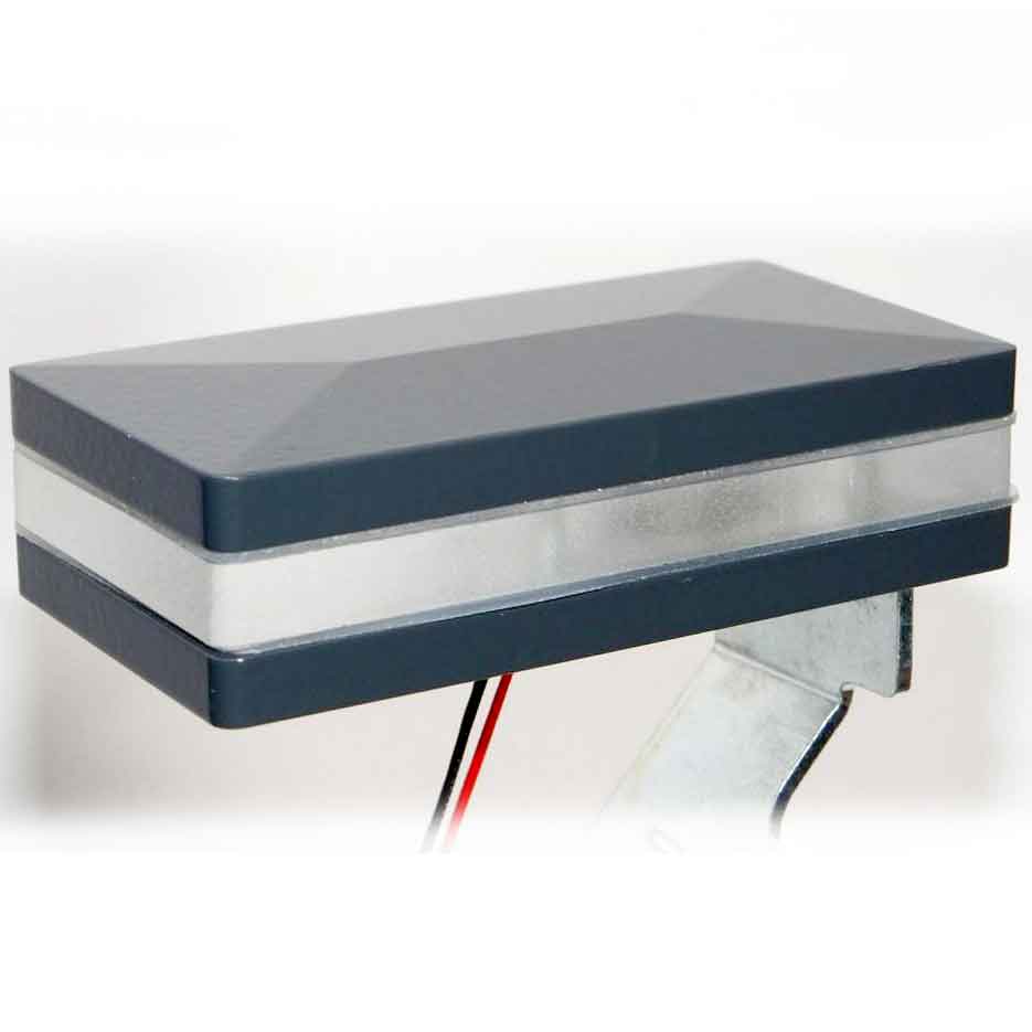 LED-Zaunpfostenkappen anthrazit 80x40mm