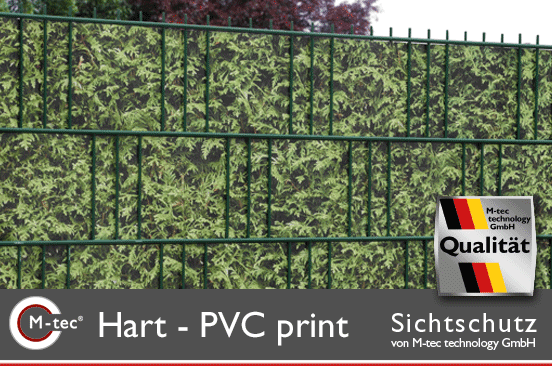 m-tec-print hart PVC mit Motiv