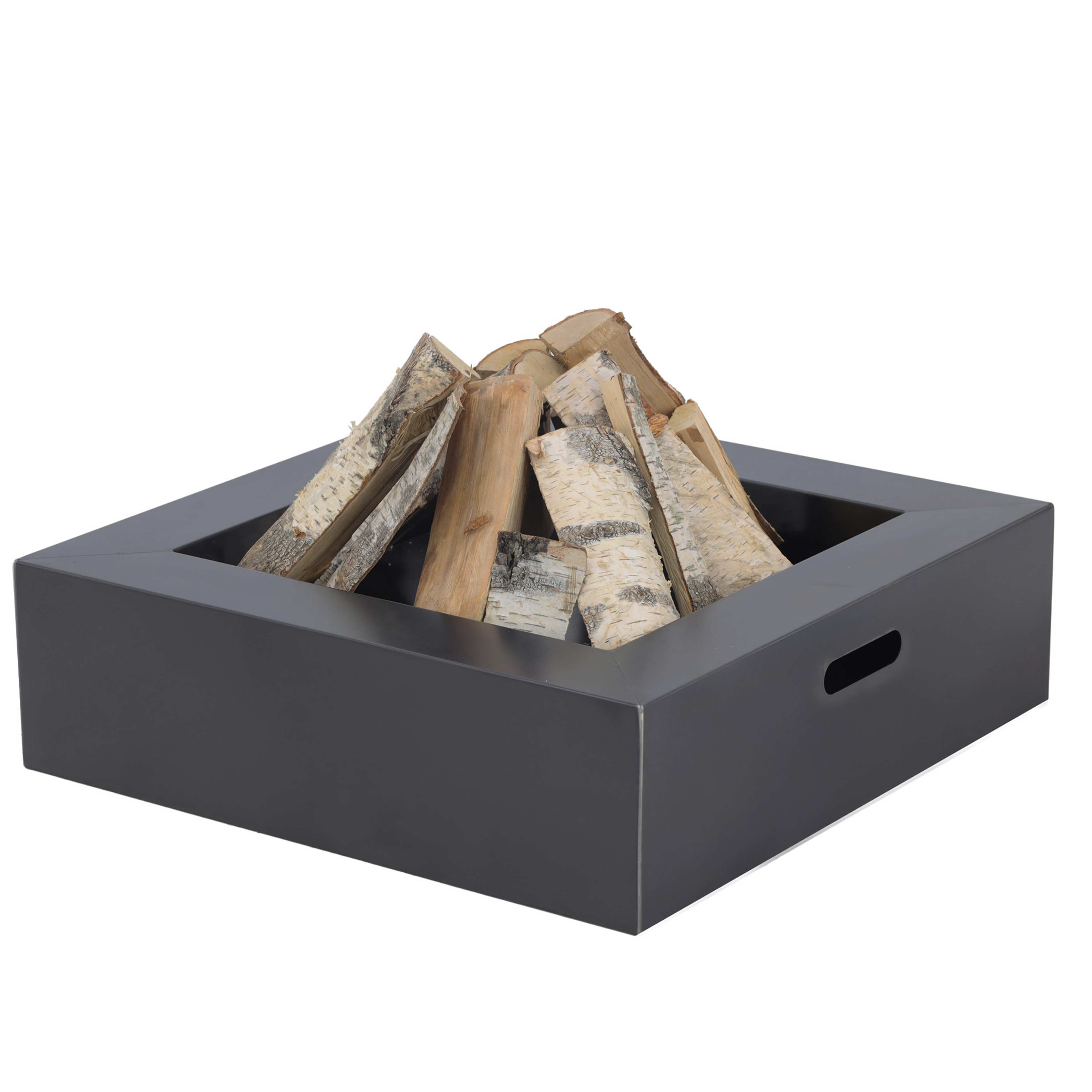 Feuerschalen  "C A P R I" quadratische Feuerstelle-80x80x23cm