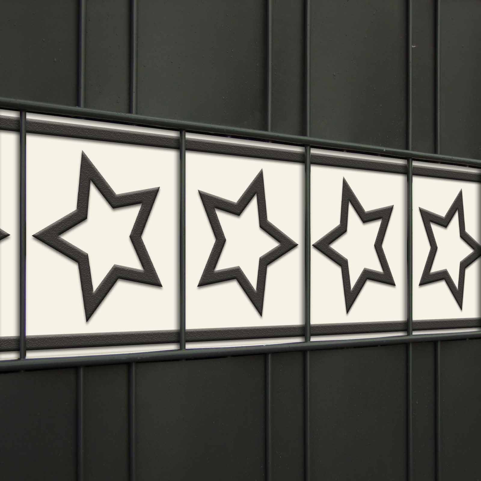 Weich-PVC Designstreifen - Sternenband | 9er Pack