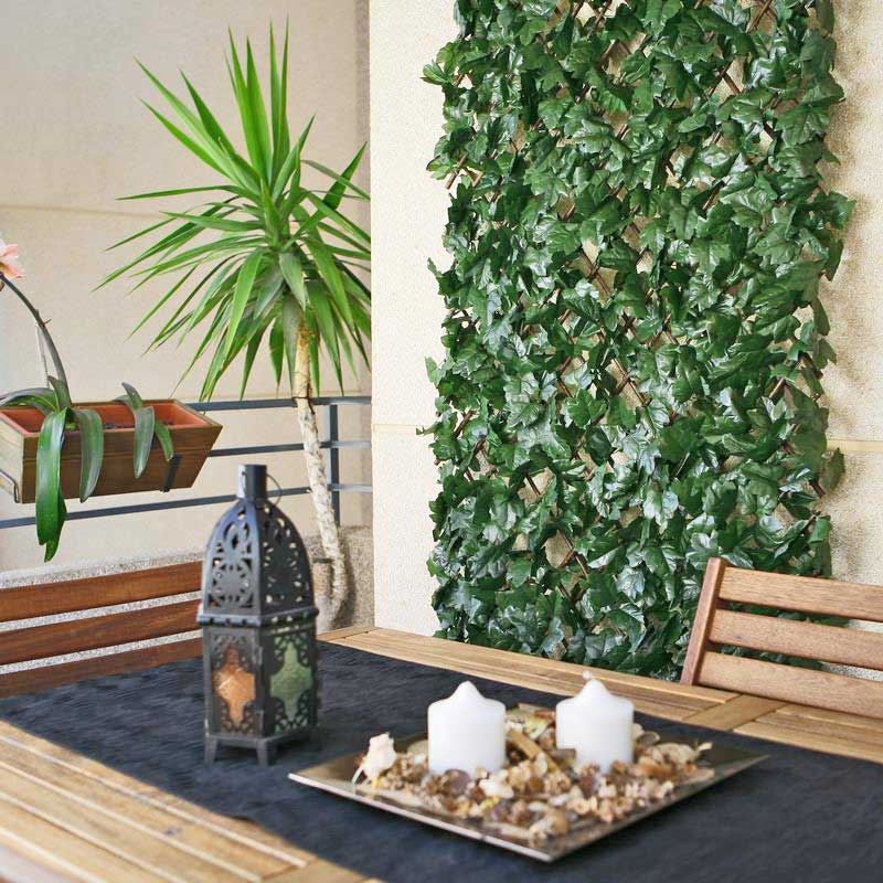 Rankhecke mit Weidegitter als Wohnraum Dekoration Rankhecke Weide-1 x 2 m