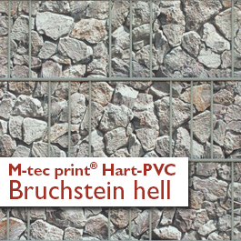 1 Musterstück "M-tec print®" Hart-PVC