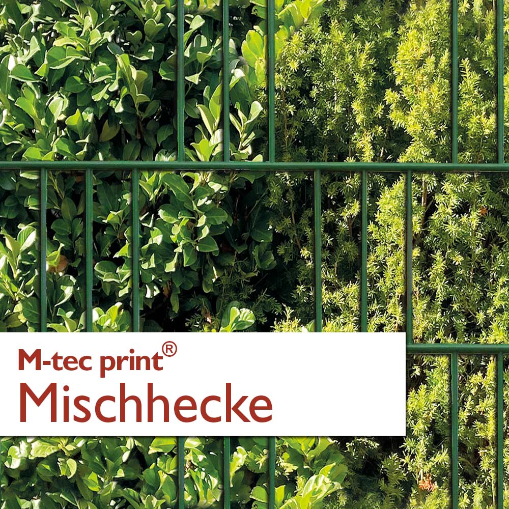 "M-tec print®" Weich-PVC - Mischhecke