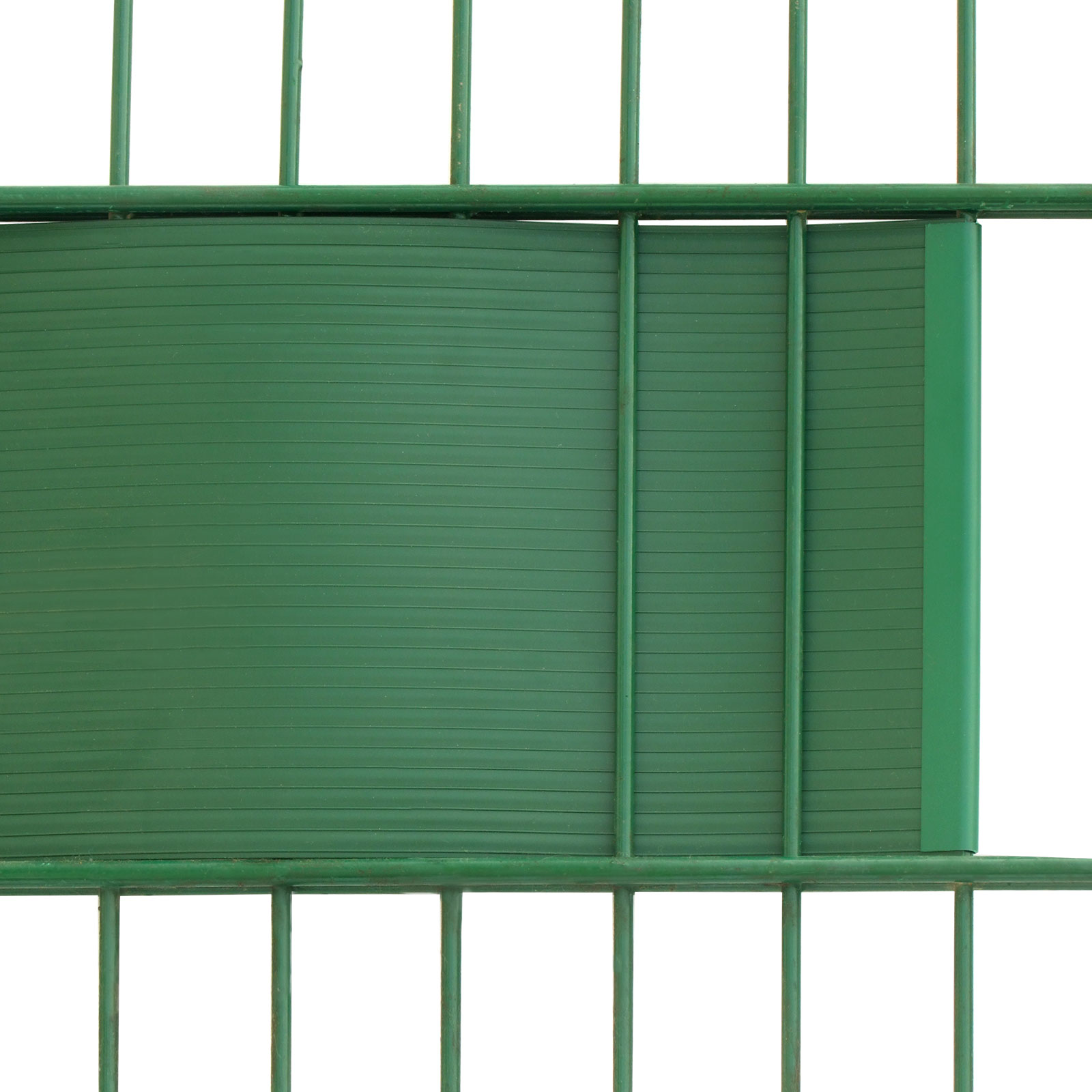 B-Ware Sichtschutzstreifen Hart - PVC anthrazit | 9 er Pack | 