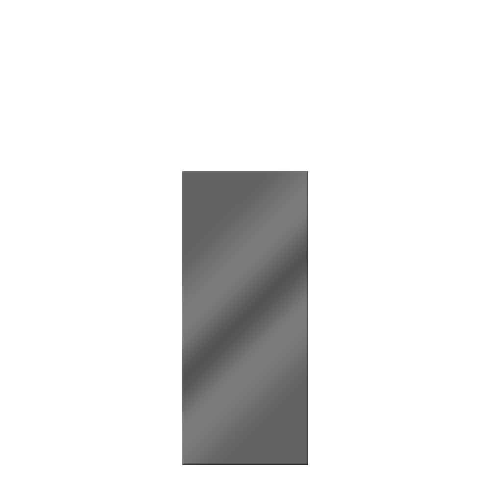 Glasscheibe Glaswand System Vetro anthrazit 51,5 x 120 cm