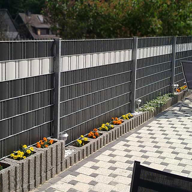 "M-tec matt EXKLUSIV®"  anthrazit H=19cm  L=35m