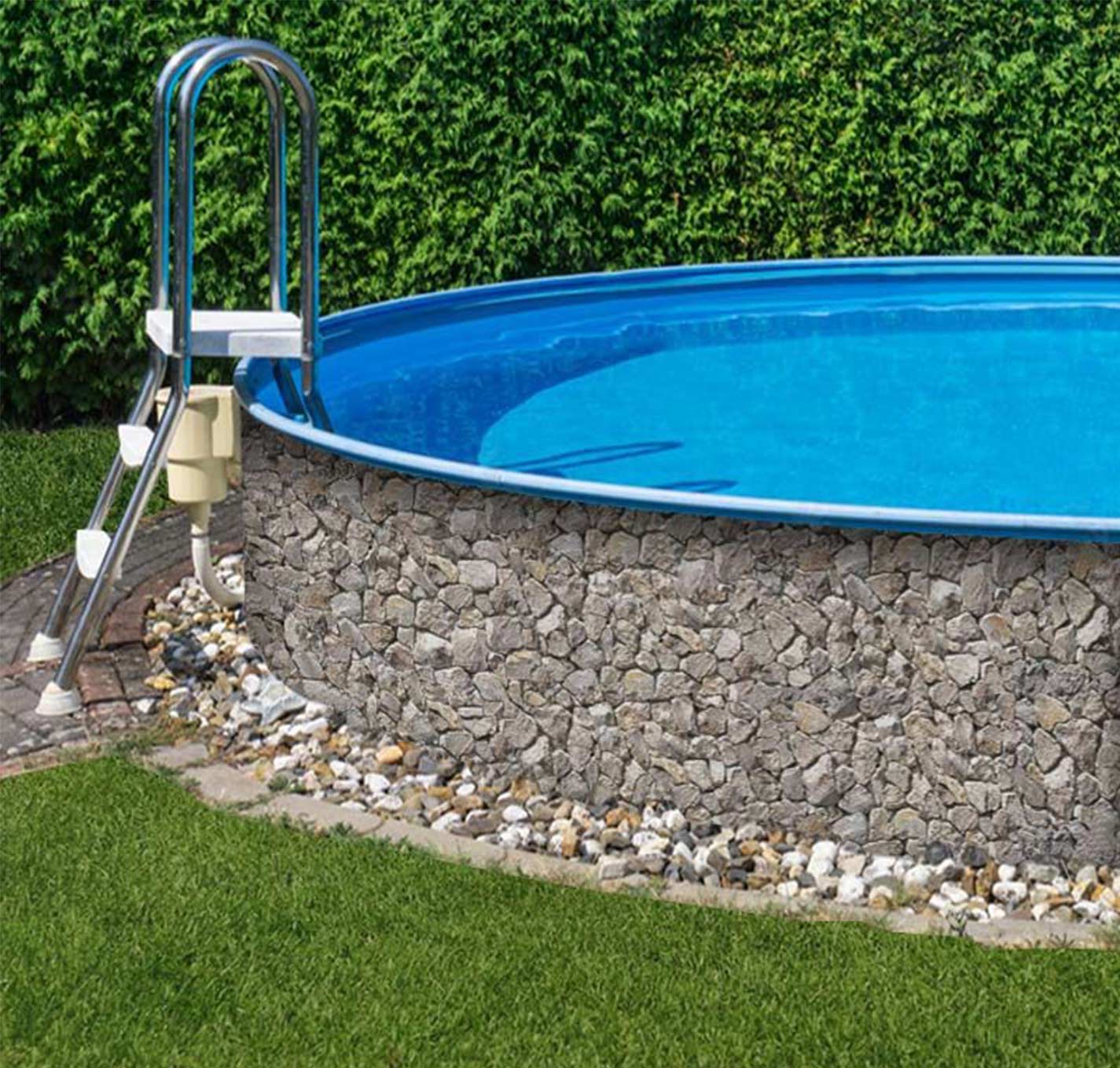 M-tec print® Poolverkleidung Bruchstein